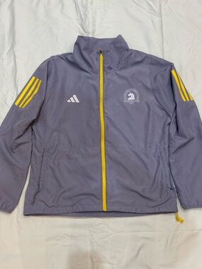 Adidas Boston Marathon Jacket Womens Medium 2023 Celebration Running HY0267